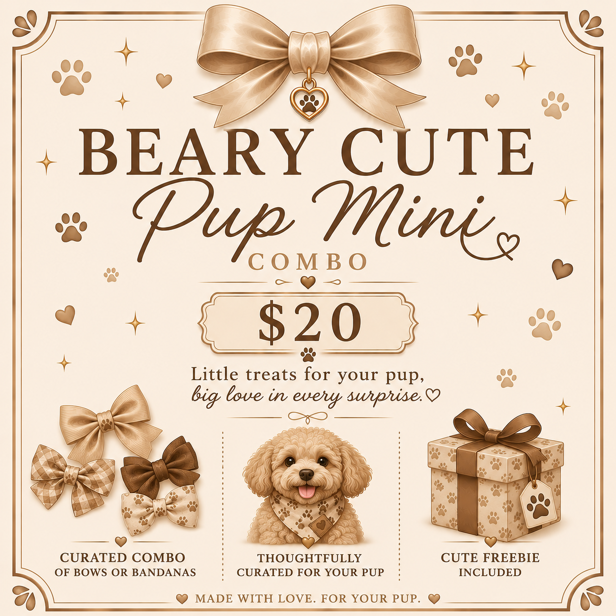 Beary Cute Pup Mini